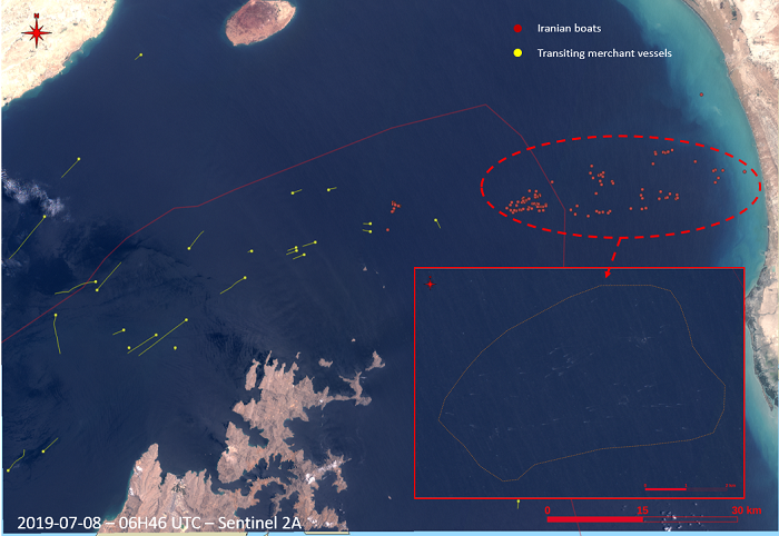 British Heritage approached by Iranian boats on 10th July 2019