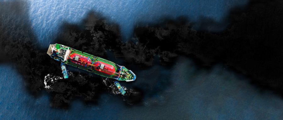 cargo oil spill