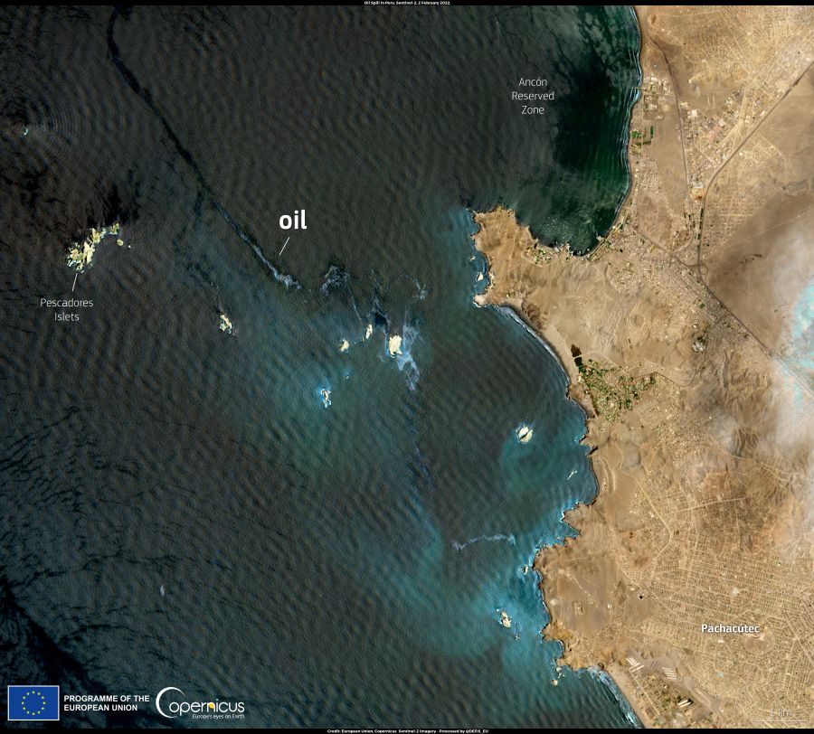 EU Copernicus Sentinel-2 coast imagery