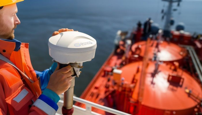 RockFLEET beacon on a shipping boat